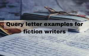 Query Letter Examples for Fiction Writers